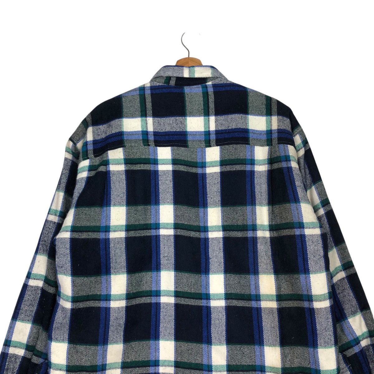 Japanese Brand × Vintage 📌Vintage Chore Tartan Blanket Sophisticated Issey Miyake Size US L / EU 52-54 / 3 - 10 Thumbnail