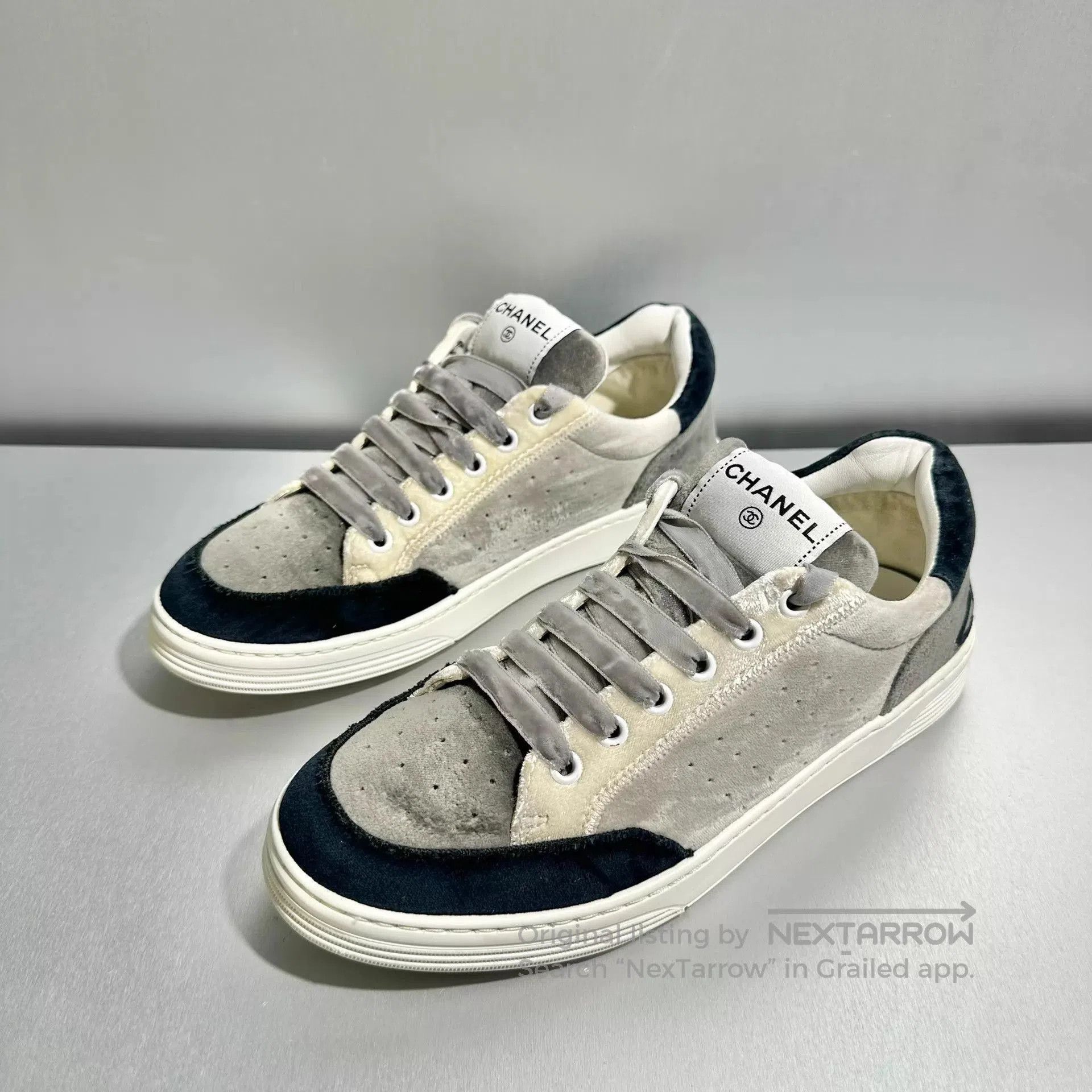 Chanel Multi-Color Low-Top Sneakers. Size US 6 / EU 39 - 1 Thumbnail