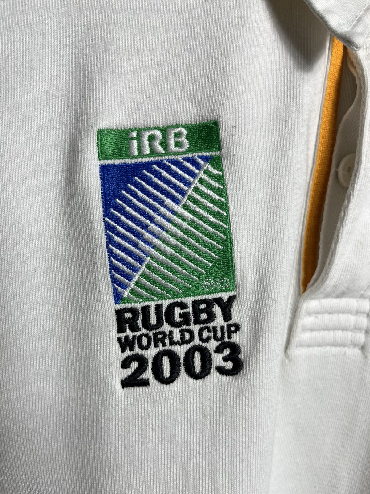 Nike 🇿🇦 South Africa 2003 Mens Rugby World Cup Jersey Long Sleeve Size US M / EU 48-50 / 2 - 3 Thumbnail