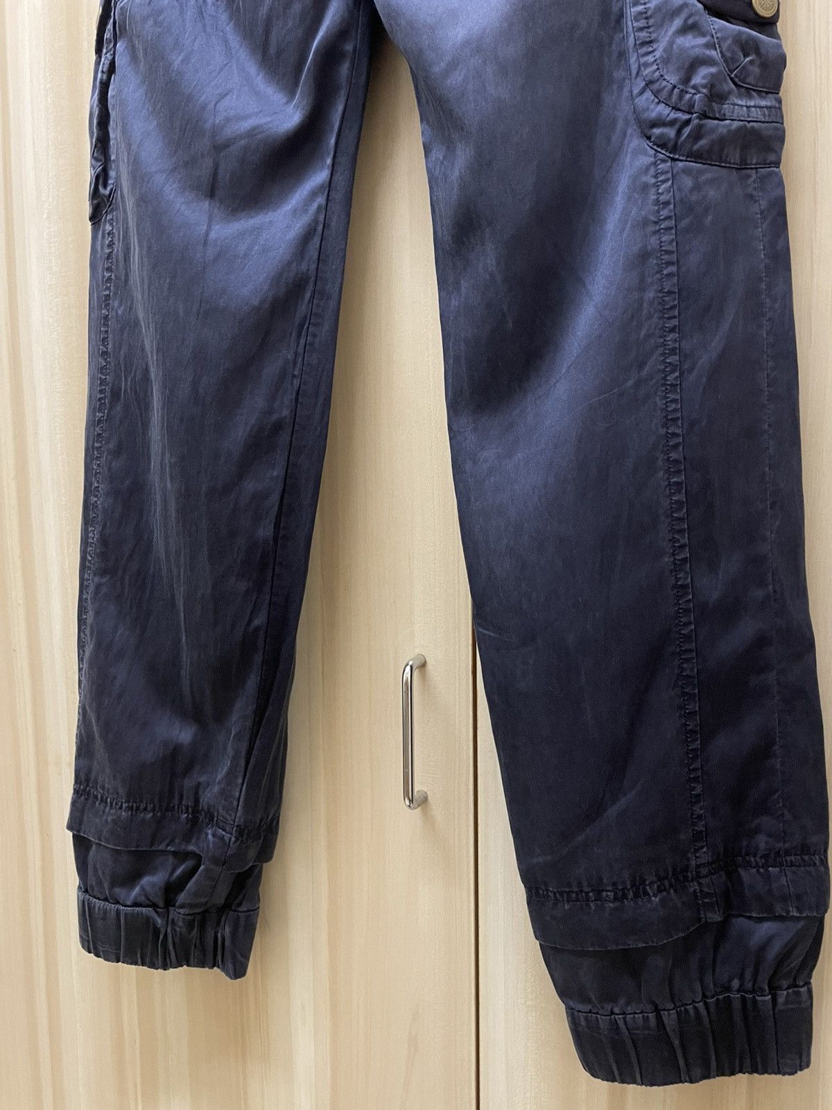 Japanese Brand Gallarda Galante Cotton Silk Cargo Jogger Pants Size 29" - 10 Thumbnail