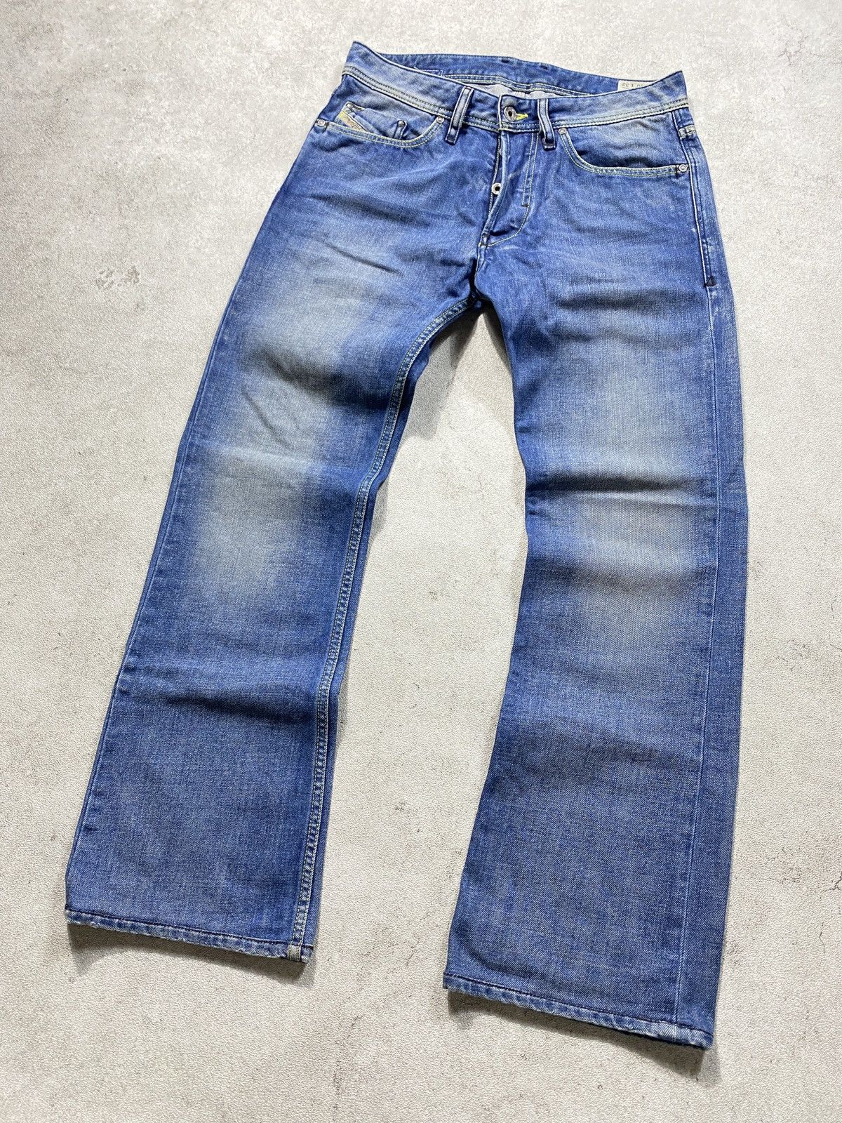 Diesel Y2k Diesel Bootcut Wash Denim Low Rise Jeans Size US 31 - 2 Thumbnail