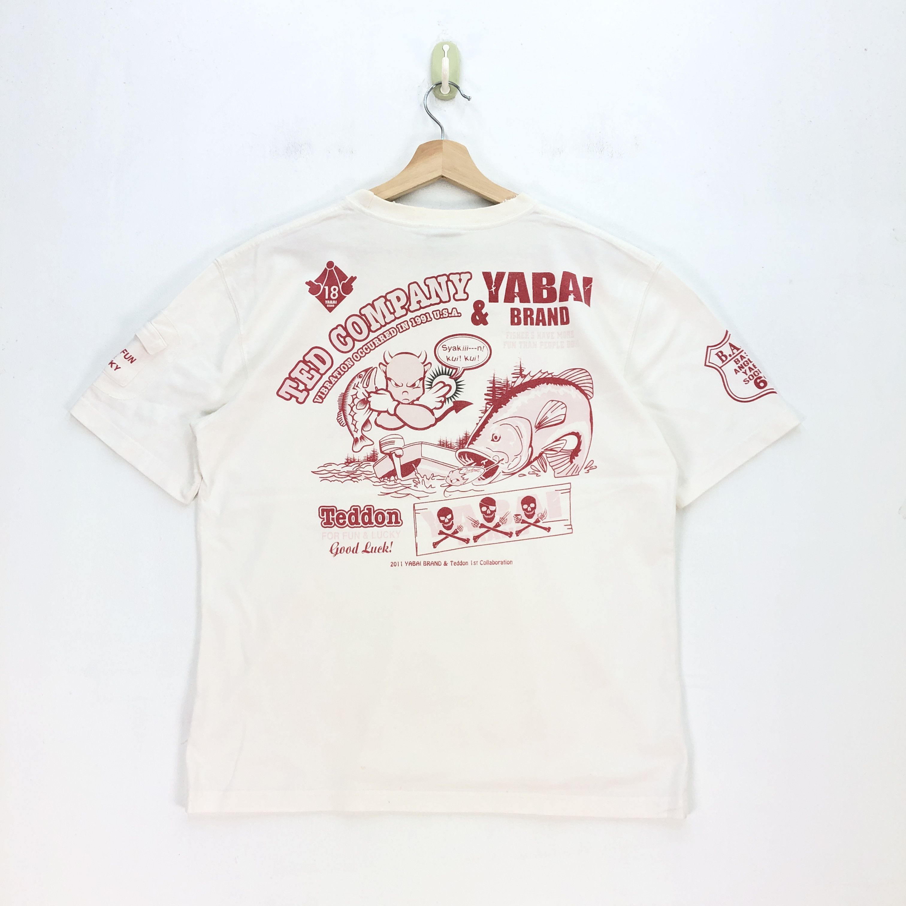 Japanese Brand TEDMAN × YABAI BRAND Collaboration T-Shirt Ted Company Tee Size US L / EU 52-54 / 3 - 2 Thumbnail