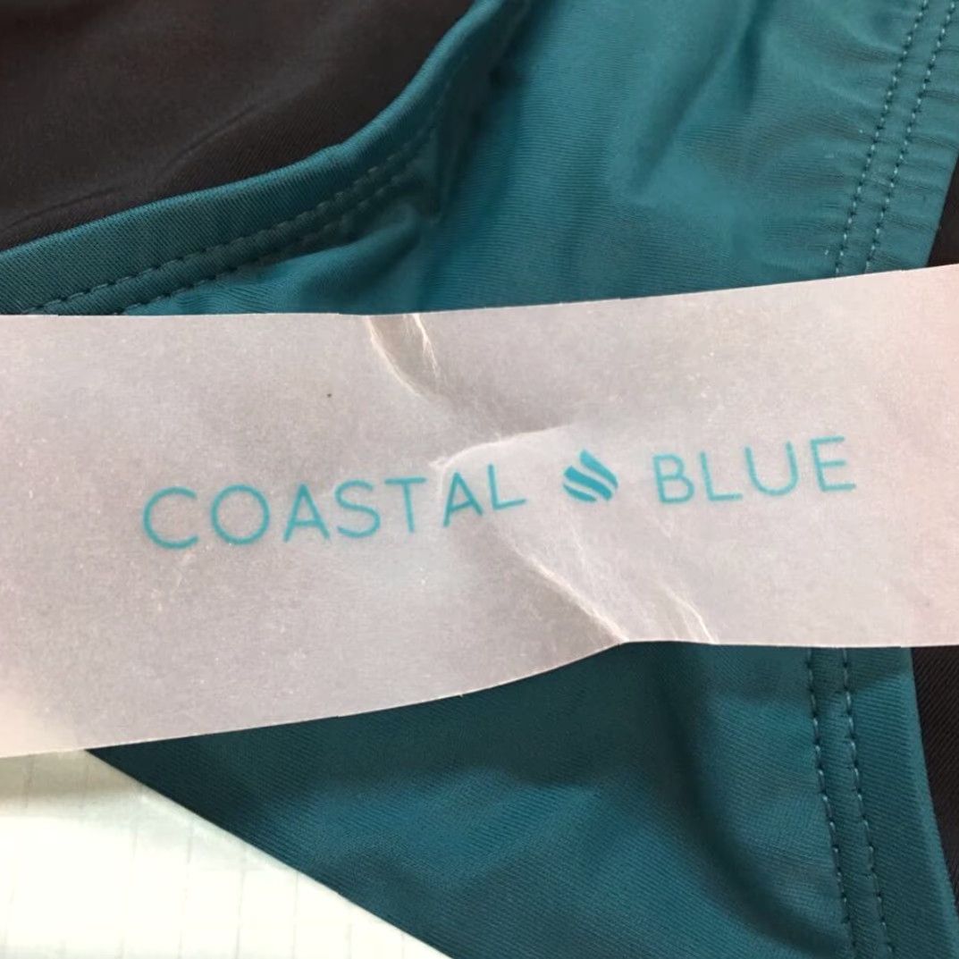 Vintage Coastal Bikini Swim Bottom Ladies Blue Stretch Lined Elastic Waist S New Size 28" / US 6 / IT 42 - 4 Thumbnail