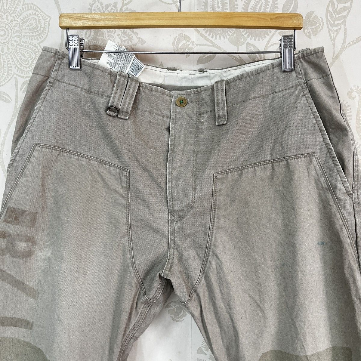 Diesel Diesel Black Printed Khaki Canvas Trousers Pants Size US 32 / EU 48 - 22 Thumbnail