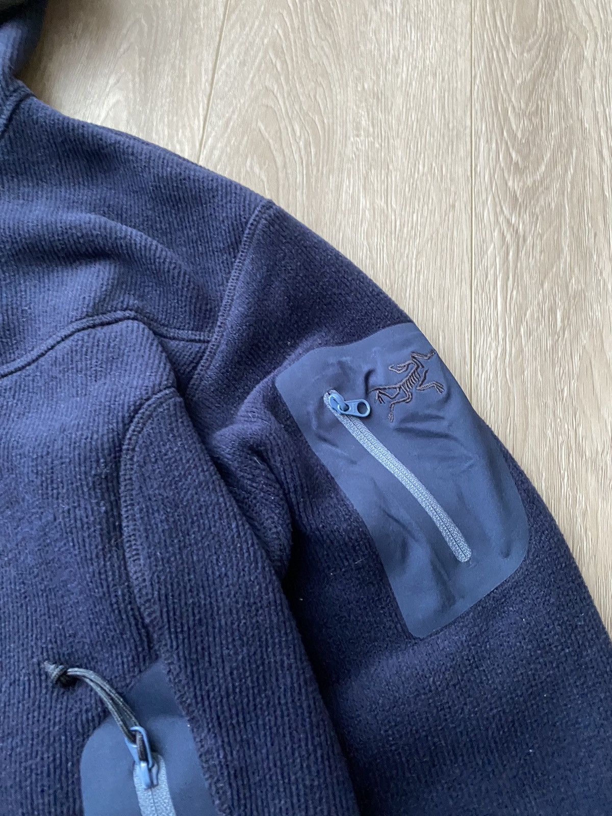 Arc'teryx × Vintage Arcteryx Polartec Women’s Zip Hoodie Blue Fleece Size L / US 10 / IT 46 - 5 Thumbnail
