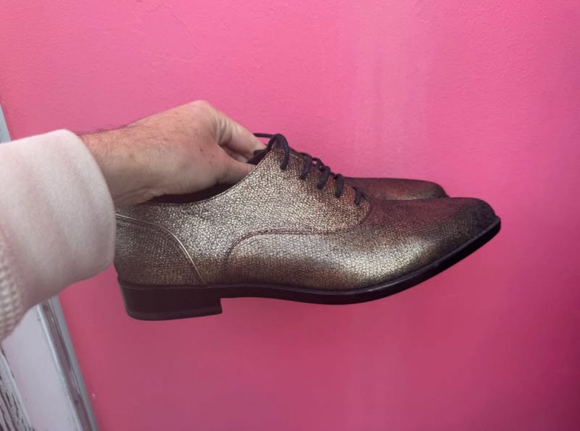 Lanvin Lanvin Gold Dress Shoes Size US 9 / EU 42 - 4 Thumbnail