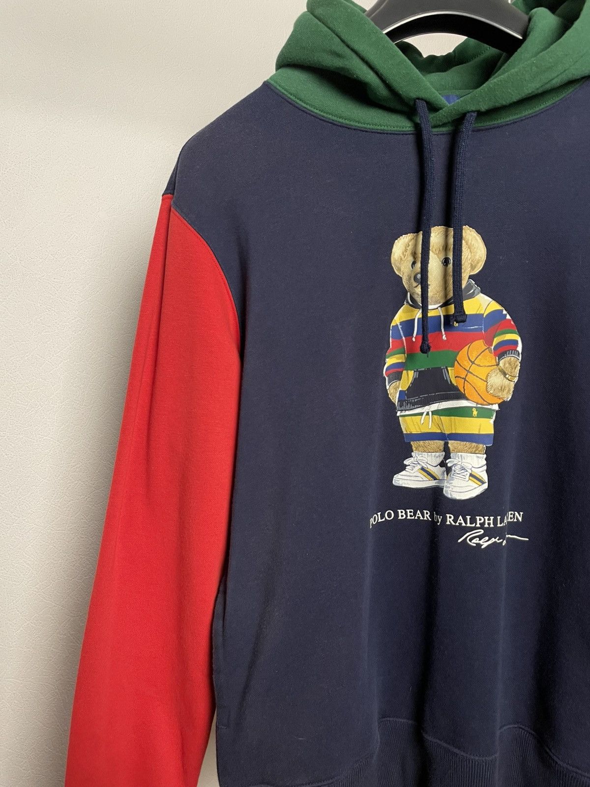 Polo Ralph Lauren RARE Polo Ralph Lauren Basketball Bear Multicolour Hoodie Size US M / EU 48-50 / 2 - 3 Thumbnail