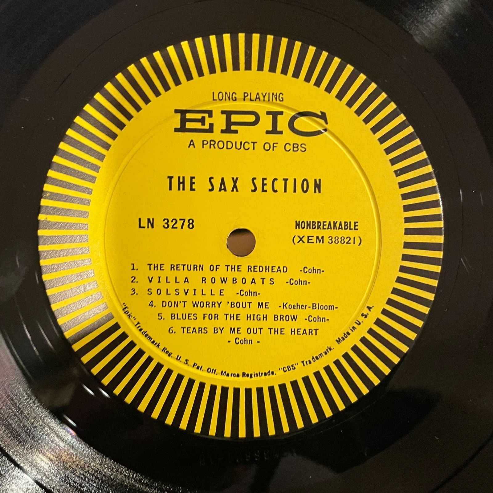 Other Al Cohn - The Sax Section LP vintage vinyl record cool jazz Size ONE SIZE - 3 Thumbnail