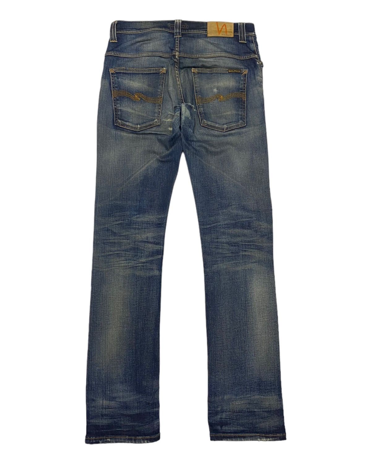 Nudie Jeans NUDIE JEANS DISTRESSED DENIM SLIM SKINNY FIT JEANS Size US 31 - 2 Thumbnail