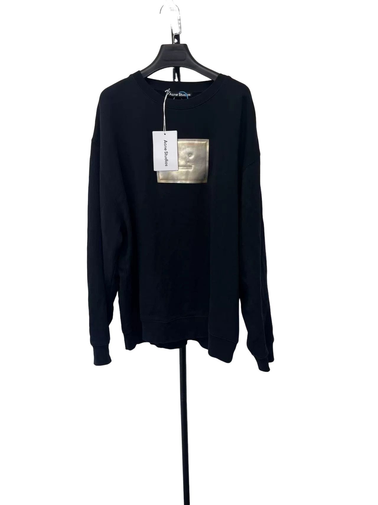Acne Studios Acne Studios Metallic Face Logo Sweatshirt XL Size US XL / EU 56 / 4 - 1 Thumbnail