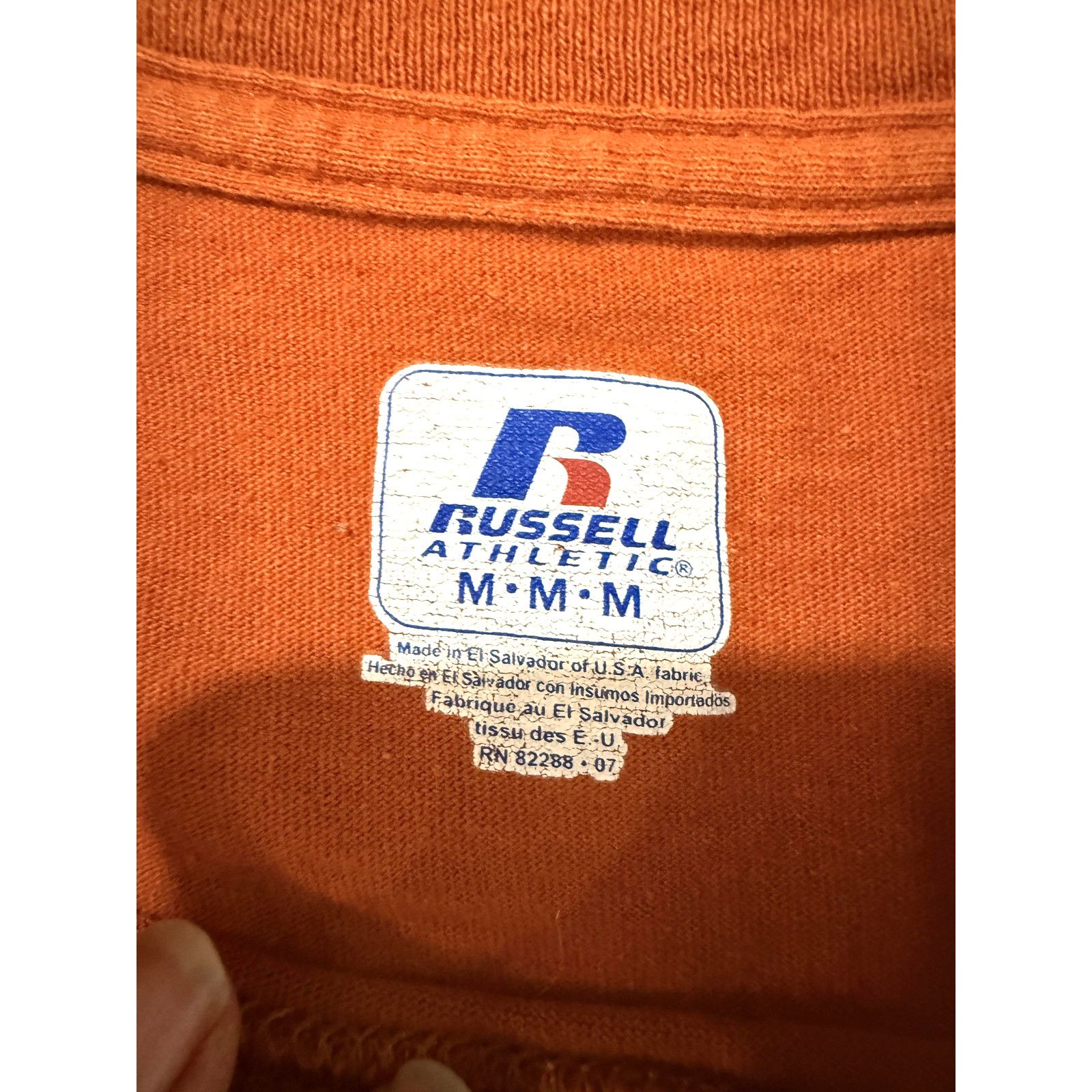 Russell Athletic Texas Longhorns Shirt Mens MED Orange NCAA Baseball 2014 CWS Size US M / EU 48-50 / 2 - 3 Thumbnail