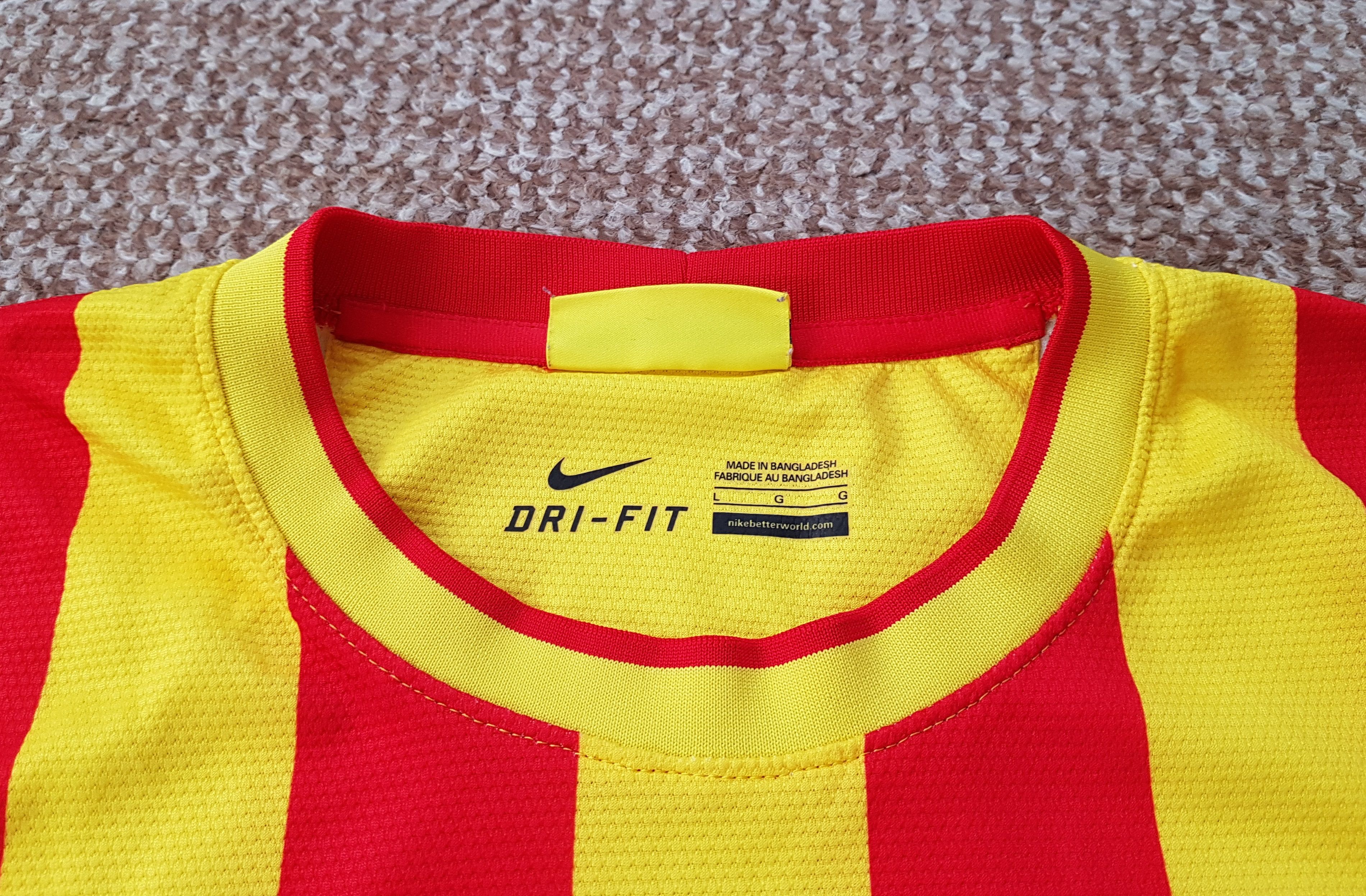 Nike Nike Barcelona Catalan Kit 2013-14 Football Soccer Jersey Size US L / EU 52-54 / 3 - 13 Thumbnail