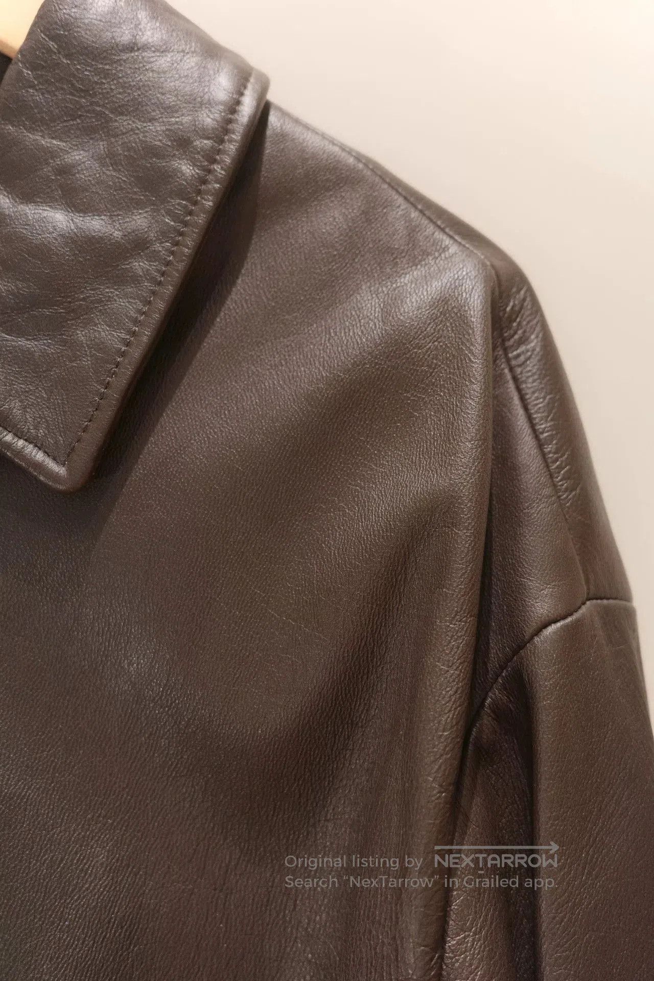 Stein STEIN Brown Leather Jacket. Size US M / EU 48-50 / 2 - 2 Thumbnail