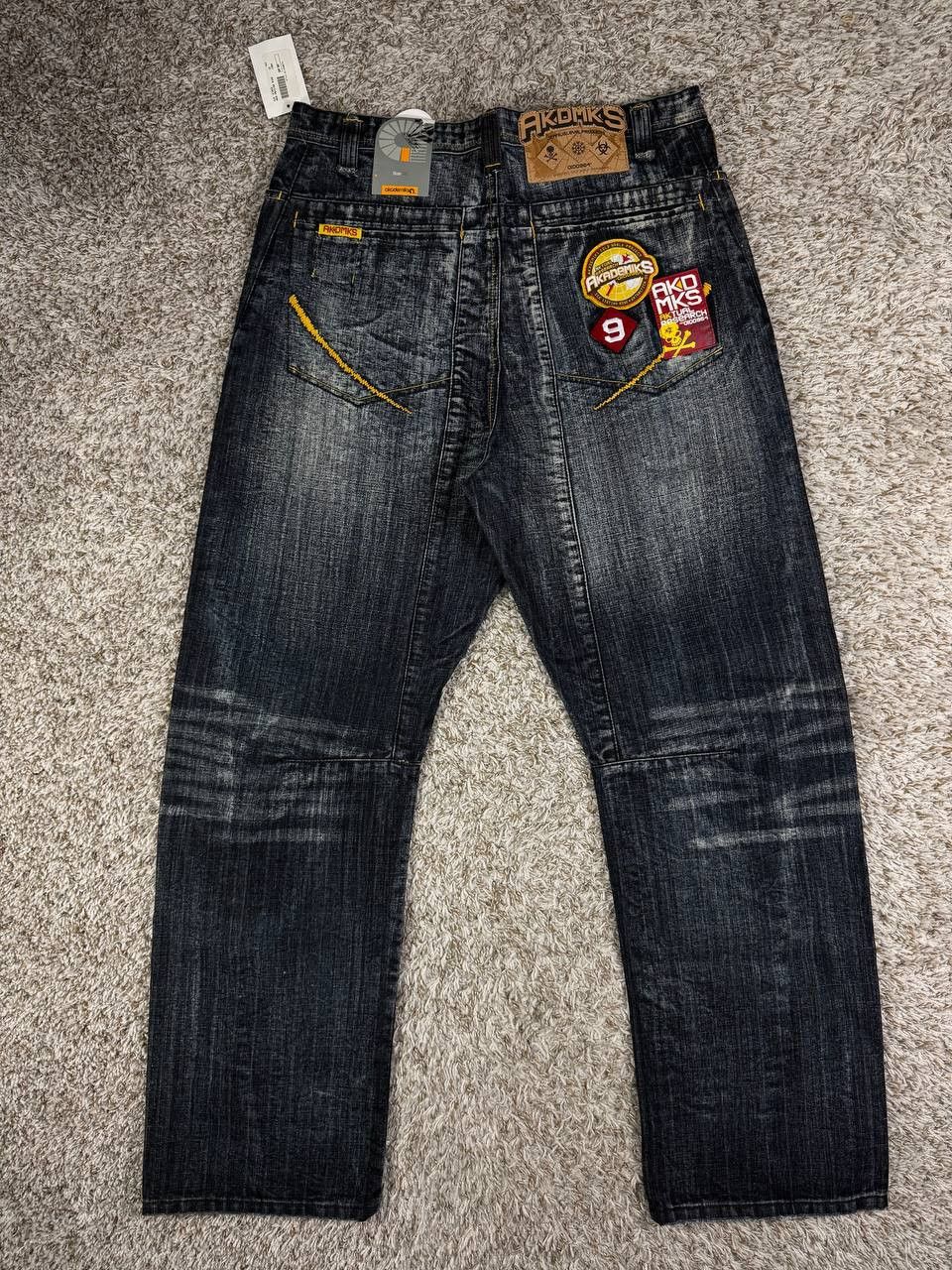 Akademiks Vintage Akademiks Baggy Jeans Denim Y2K Hip Hop Patches Size US 36 / EU 52 - 1 Thumbnail