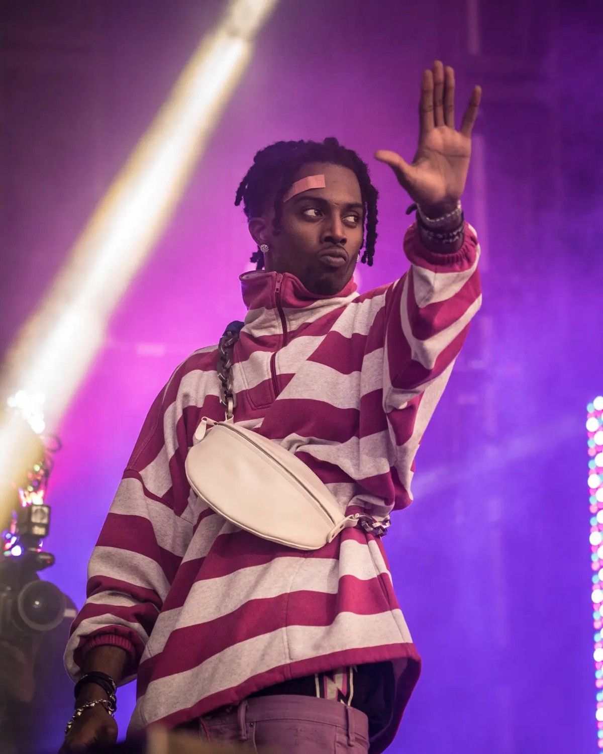 Balenciaga Balenciaga pink striped sweatshirt (playboi carti grail) Size US L / EU 52-54 / 3 - 21 Thumbnail