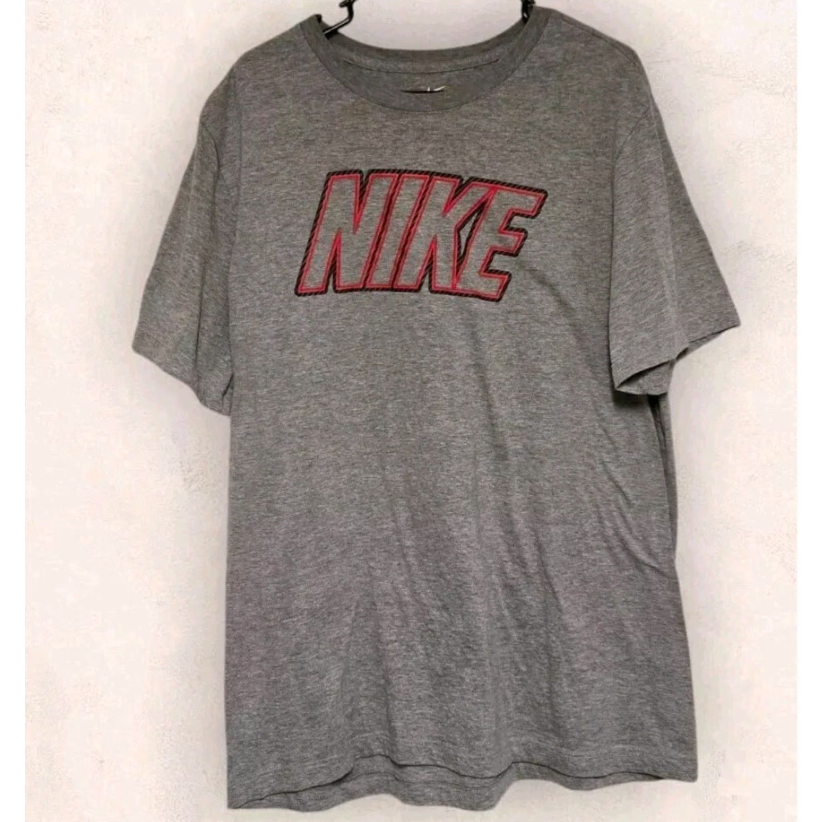 Nike Nike Sportswear T-Shirt Gray Red XL Men Size XL Size US XL / EU 56 / 4 - 2 Thumbnail