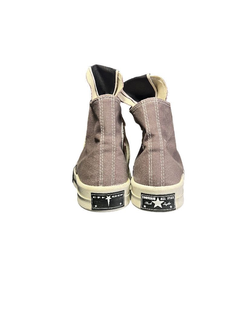 Rick Owens Converse × Rick Owens DRKSHDW TurboDRK High-Top Sneakers Size US 5.5 / IT 35.5 - 4 Thumbnail