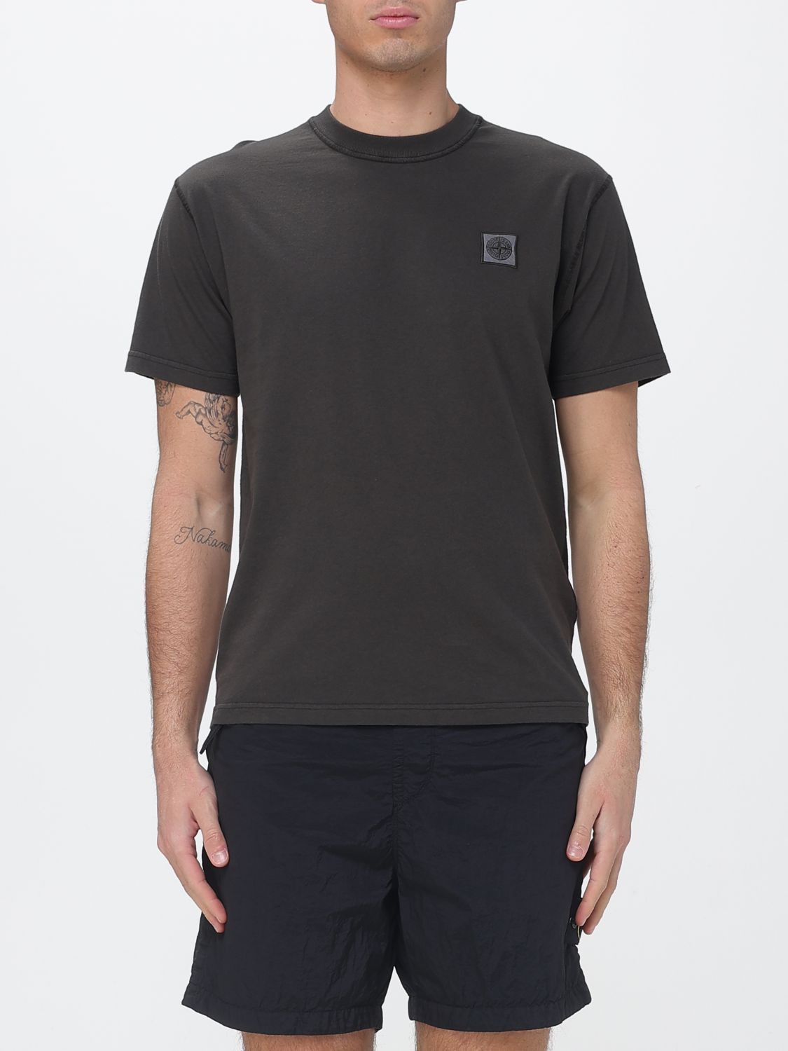 Stone Island Stone Island T-Shirt Men Cocoa Size US S / EU 44-46 / 1 - 1 Thumbnail