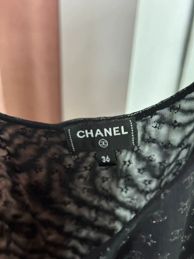 Chanel Chanel 24C black full double C full star suspender vest Size XS / US 0-2 / IT 36-38 - 2 Thumbnail