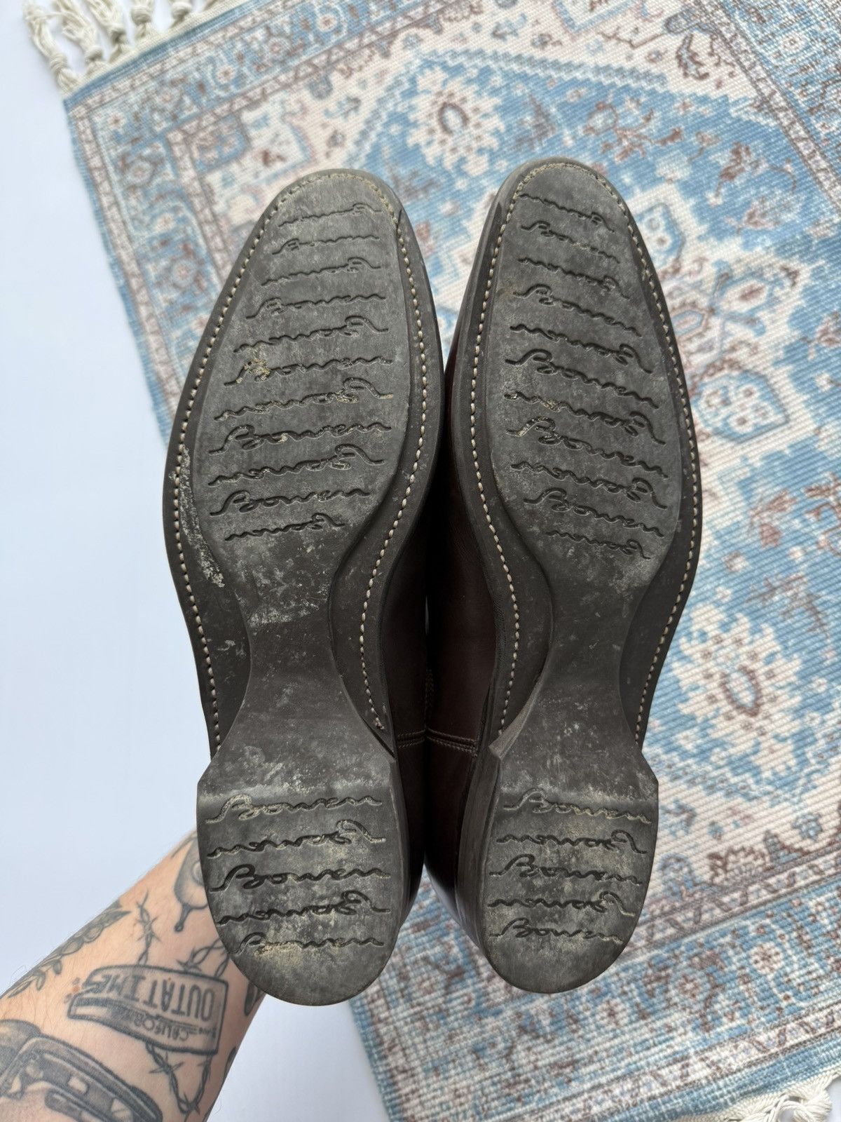 Other Bowen Leather Brown Chelsea Boots Size US 11 / EU 44 - 7 Thumbnail