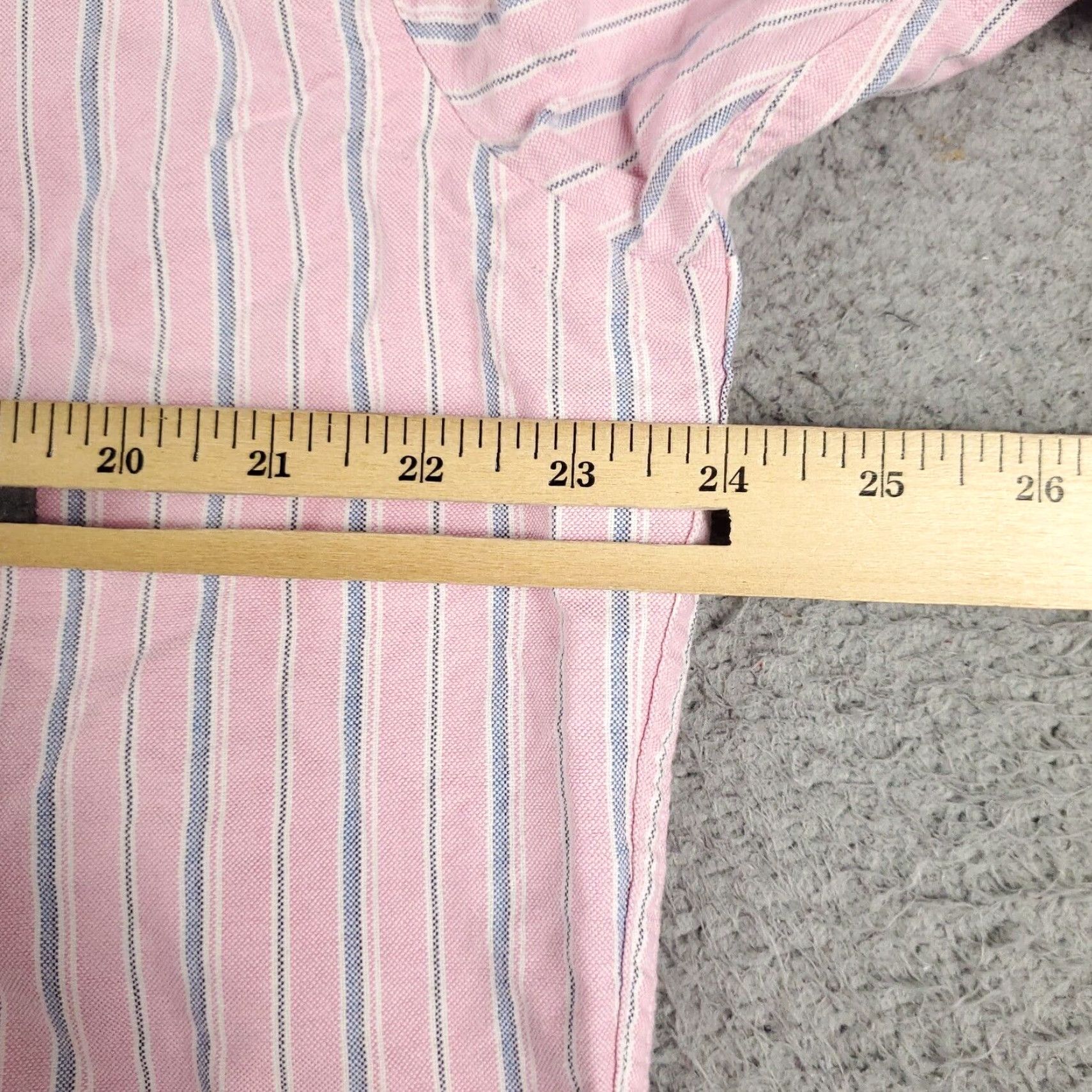 Ralph Lauren Ralph Lauren Shirt Mens Large Pink Striped Button-Up Long Sleeve Cotton Size US L / EU 52-54 / 3 - 5 Thumbnail