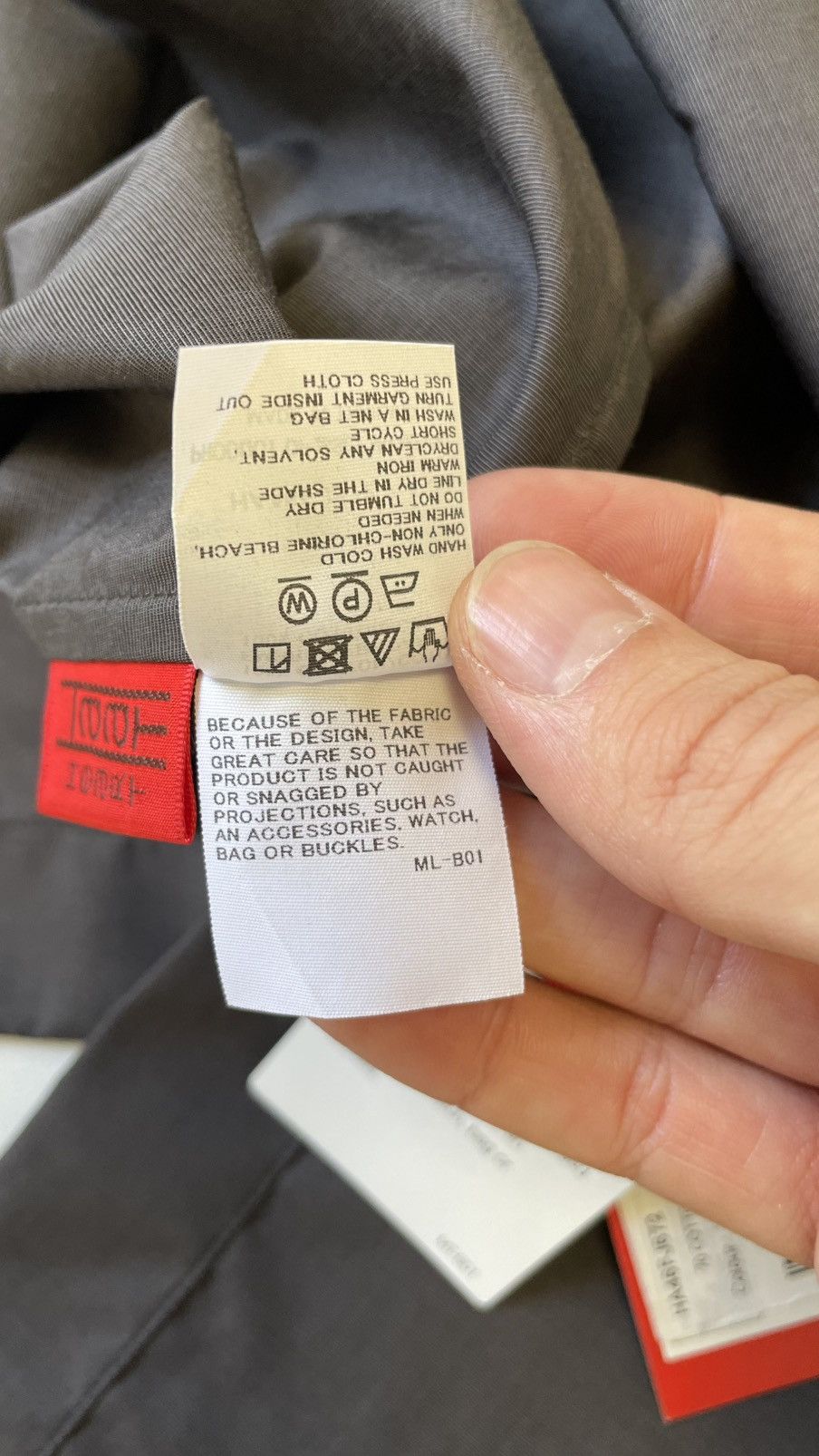 Issey Miyake ‘Contrast Stitch’ Grey Shimmer Cotton Shirt Size US L / EU 52-54 / 3 - 13 Thumbnail