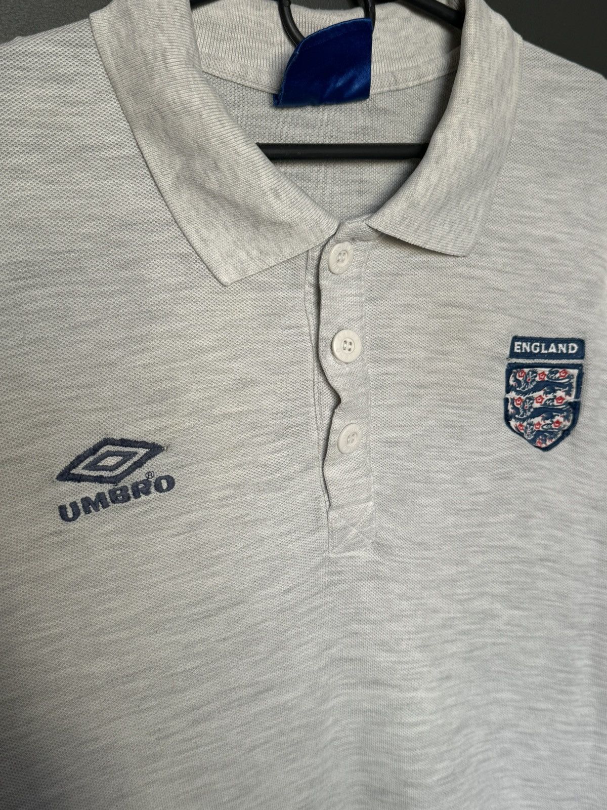 Umbro Vintage England National Team Training Football T-Shirt Size US L / EU 52-54 / 3 - 3 Thumbnail