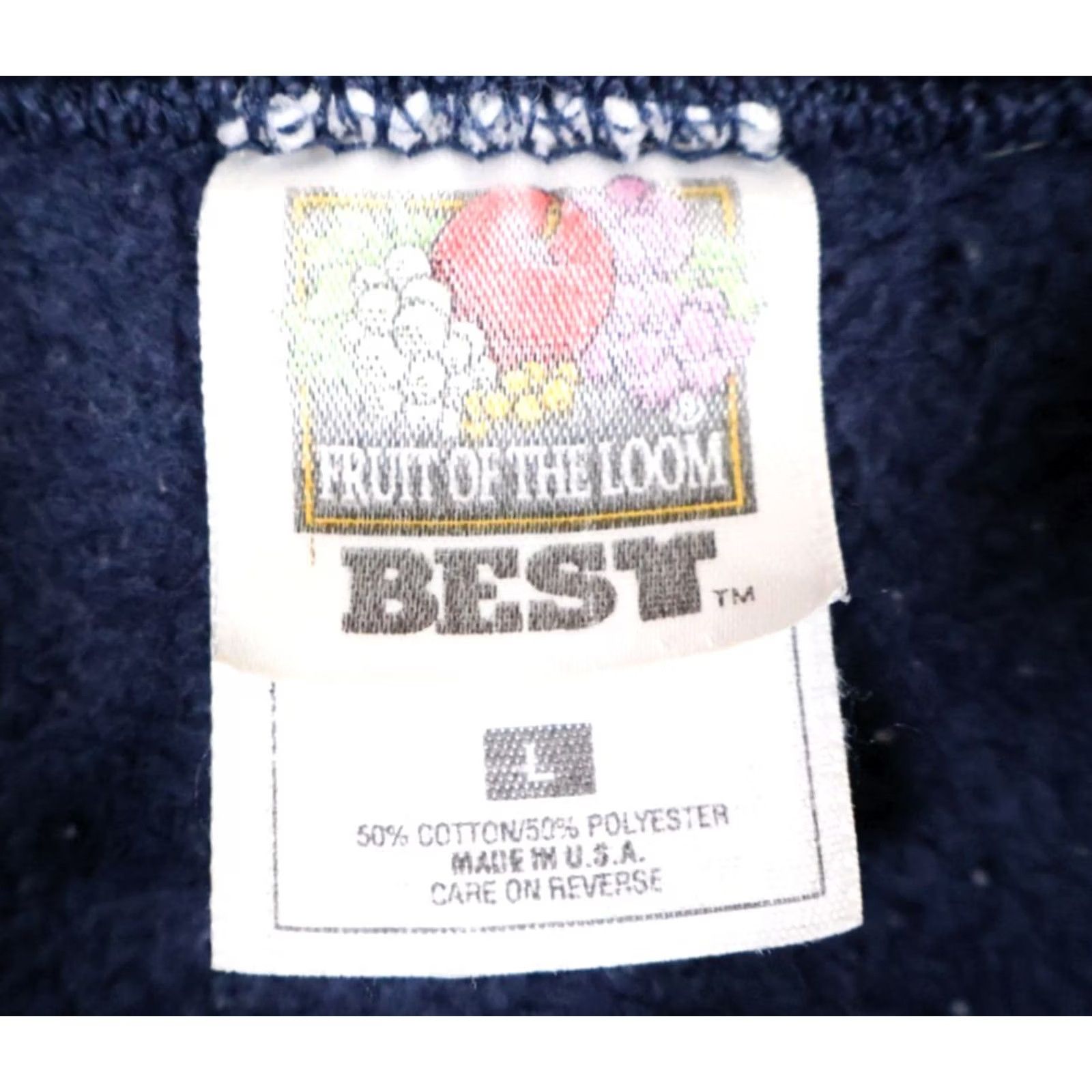 Fruit Of The Loom VINTAGE Nike Sweatshirt? Size L / US 10 / IT 46 - 3 Thumbnail