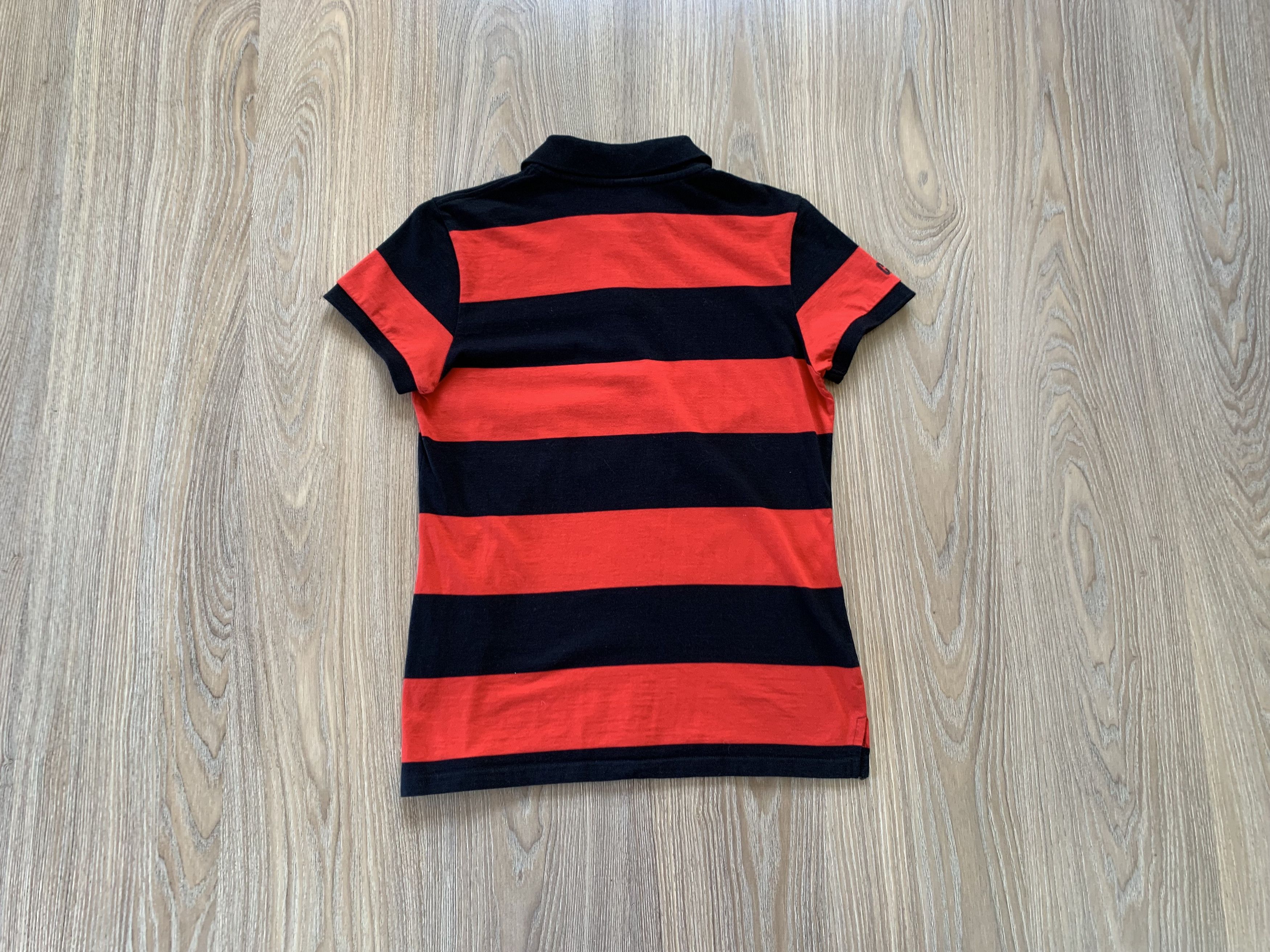 Caterpillar × Vintage Caterpillar Cotton Stripe Polo T-Shirt Size M / US 6-8 / IT 42-44 - 3 Thumbnail