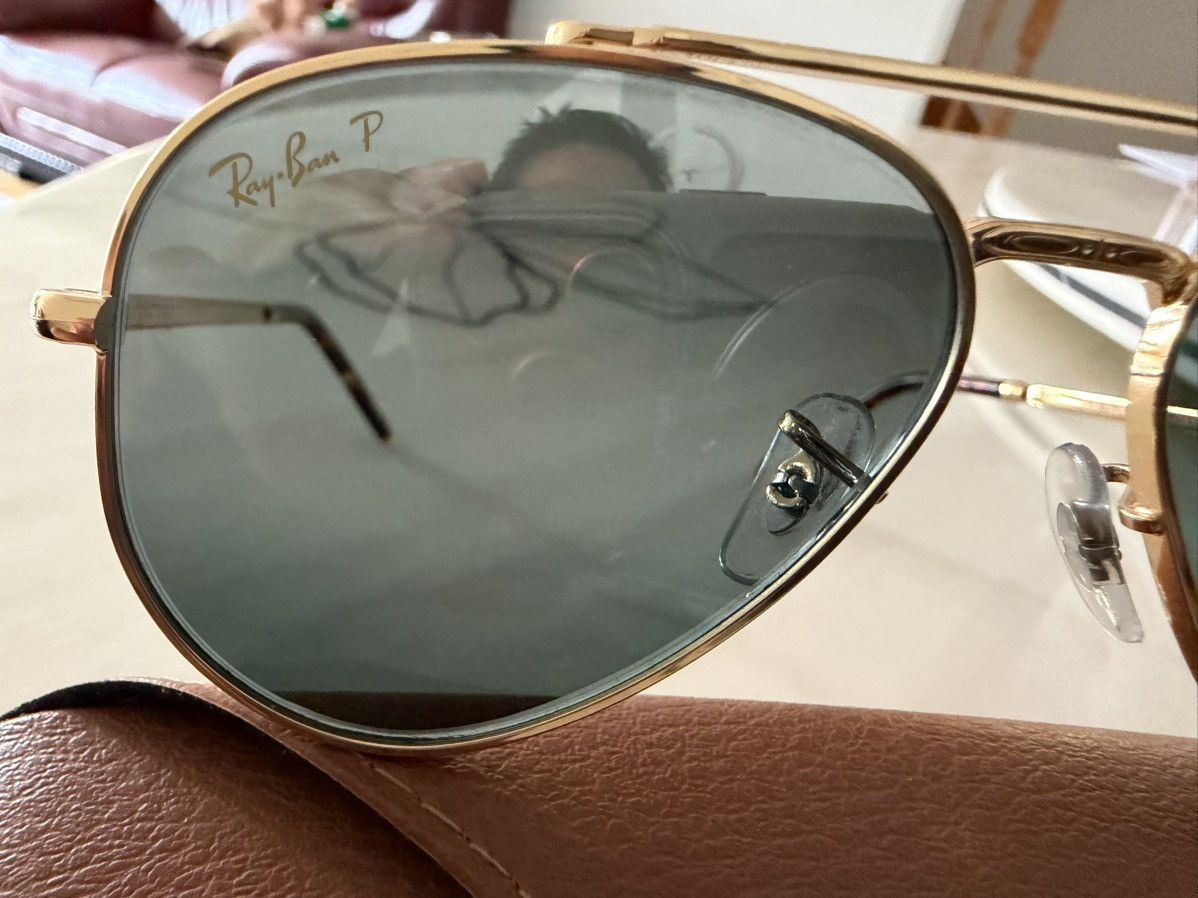 RayBan Ray Ban Aviators RB3625 New Aviators Polarized Chromance Size ONE SIZE - 2 Thumbnail