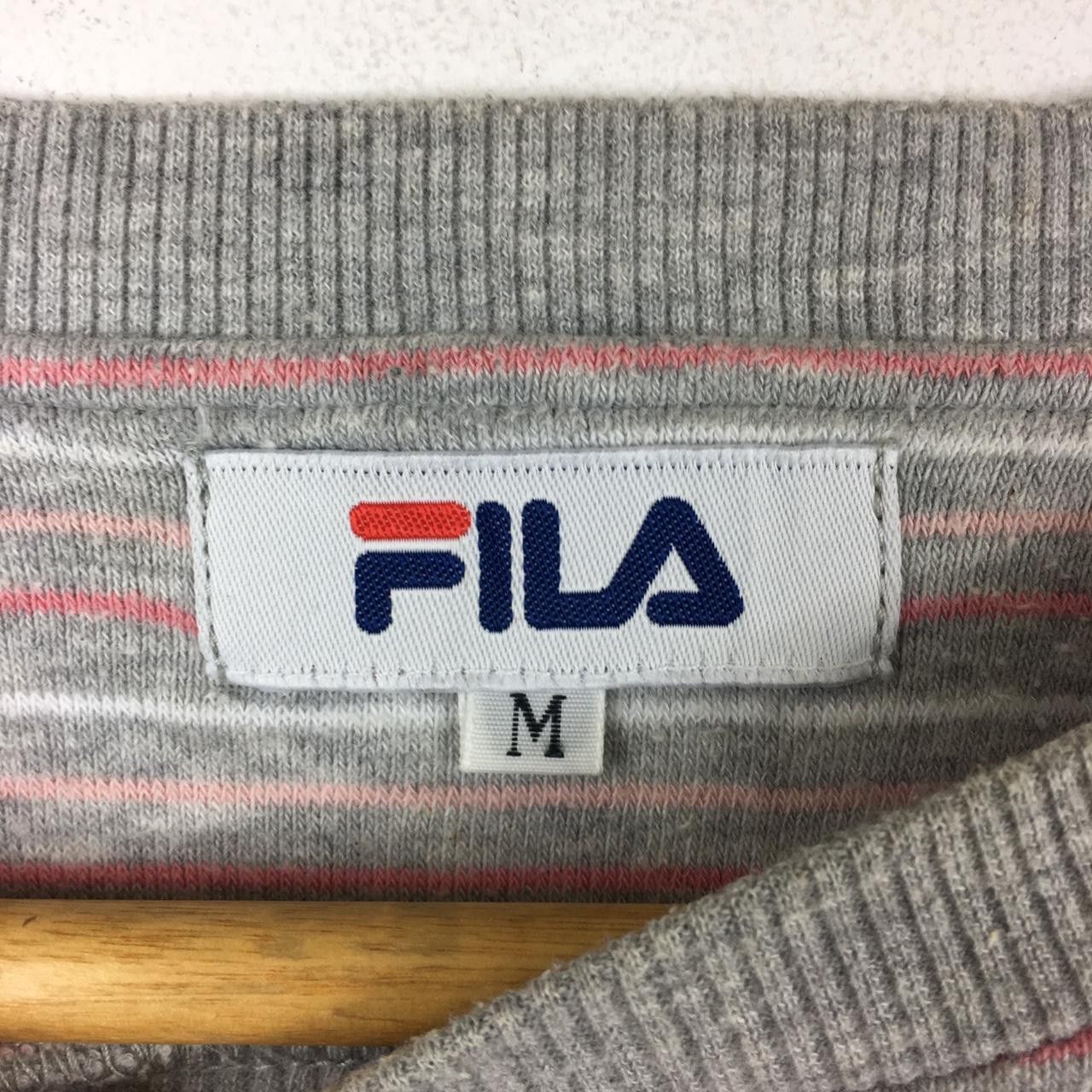 Fila Vintage FILA ITALIA Gray Crewneck Sweater Sweatshirt Size US M / EU 48-50 / 2 - 4 Thumbnail