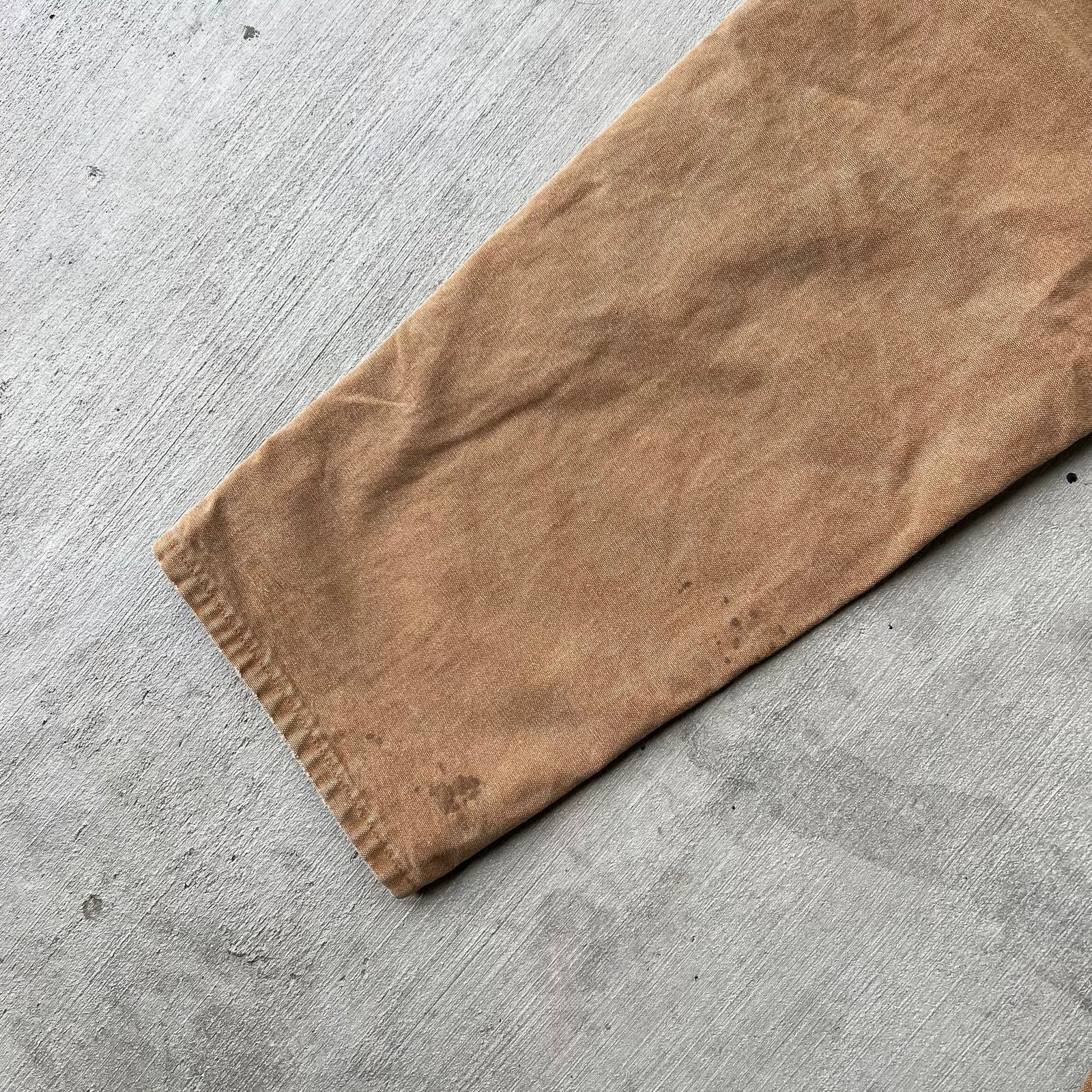Carhartt × Vintage Vintage Y2K Carhartt brown double knee work carpenter pants Size US 37 - 6 Thumbnail