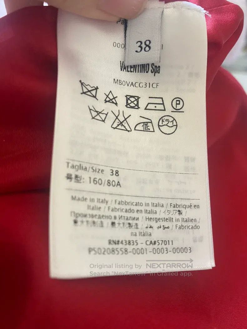 Valentino Valentino Red dress Size S / US 4 / IT 40 - 4 Thumbnail