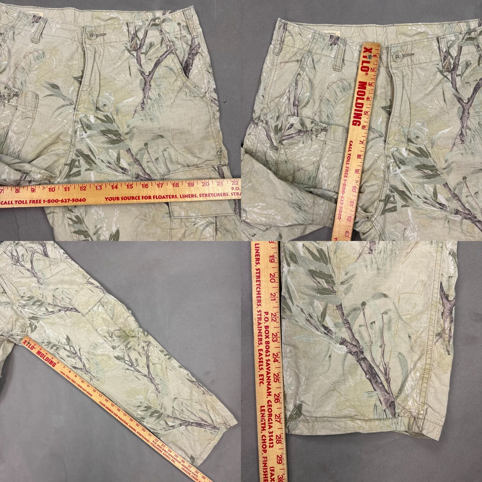 Levi's Levis Pants Mens 32x28 Beige Cargo Parachute Foliage Camo Ripstop Lightweight Size US 32 / EU 48 - 10 Thumbnail