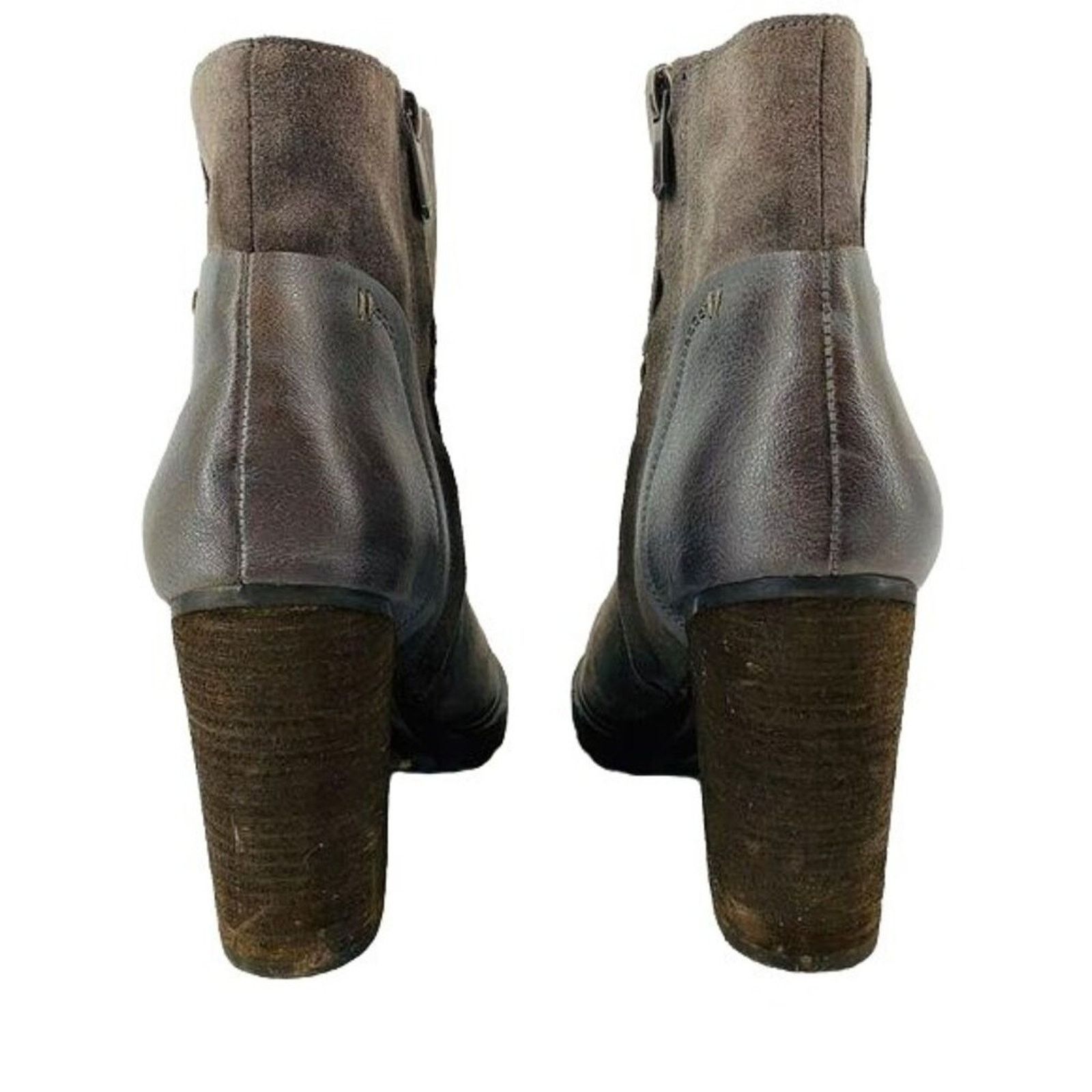 Sam Edelman Sam Edelman Gray Suede Franklin Heeled Ankle Bootie 9.5 Size US 9.5 / IT 39.5 - 3 Thumbnail