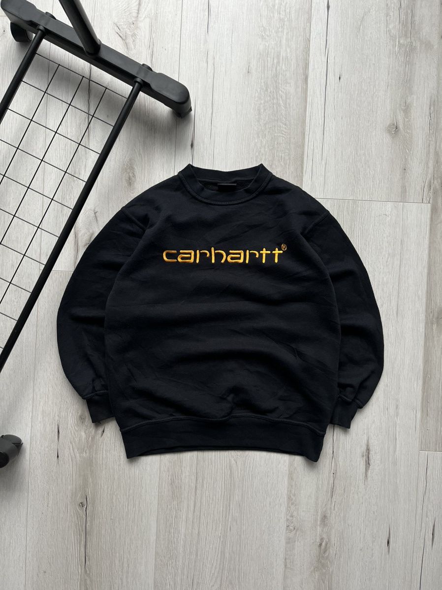 Carhartt × Vintage Vintage 00s Carhartt Embroidered Spellout Logo Sweatshirt Size US S / EU 44-46 / 1 - 1 Thumbnail