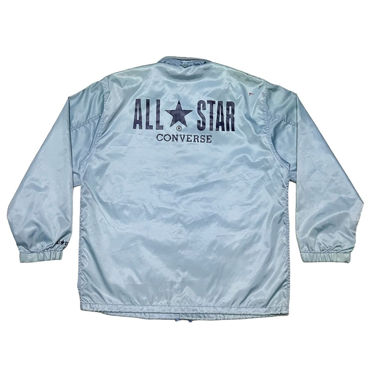 Converse Vintage Converse All Star Big Logo Coach Jacket Size US L / EU 52-54 / 3 - 1 Thumbnail
