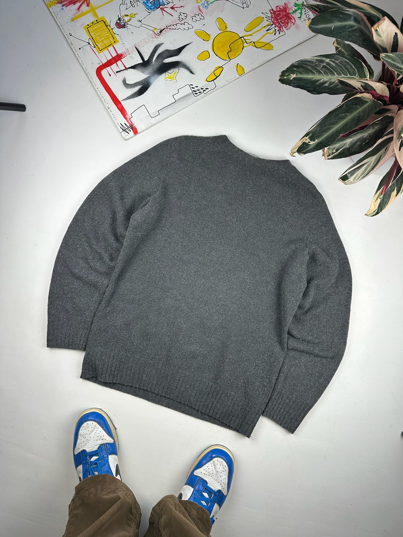 Officine Generale Officine Generale Merino Wool Crew Neck Sweater Luxury Size US M / EU 48-50 / 2 - 6 Thumbnail