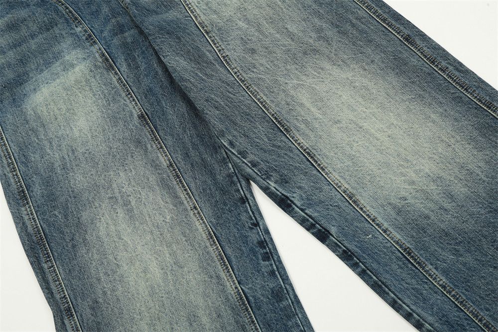 Jean Spliced Washed Disstressed Jeans Mens Size US 31 - 4 Thumbnail