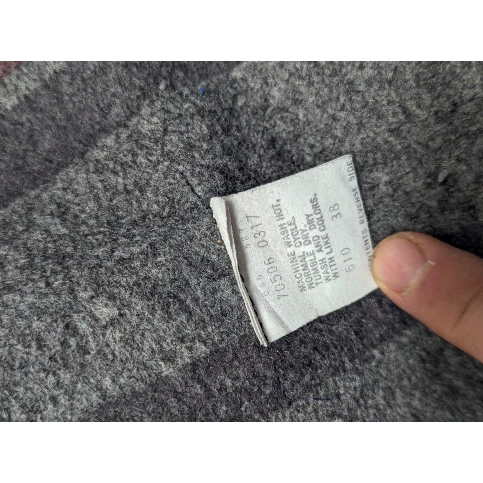 Levi's VINTAGE LEVIS jean jacket 48 indigo blue BLANKET LINED USA made troy DENIM stiff Size US 36 / EU 52 - 6 Thumbnail