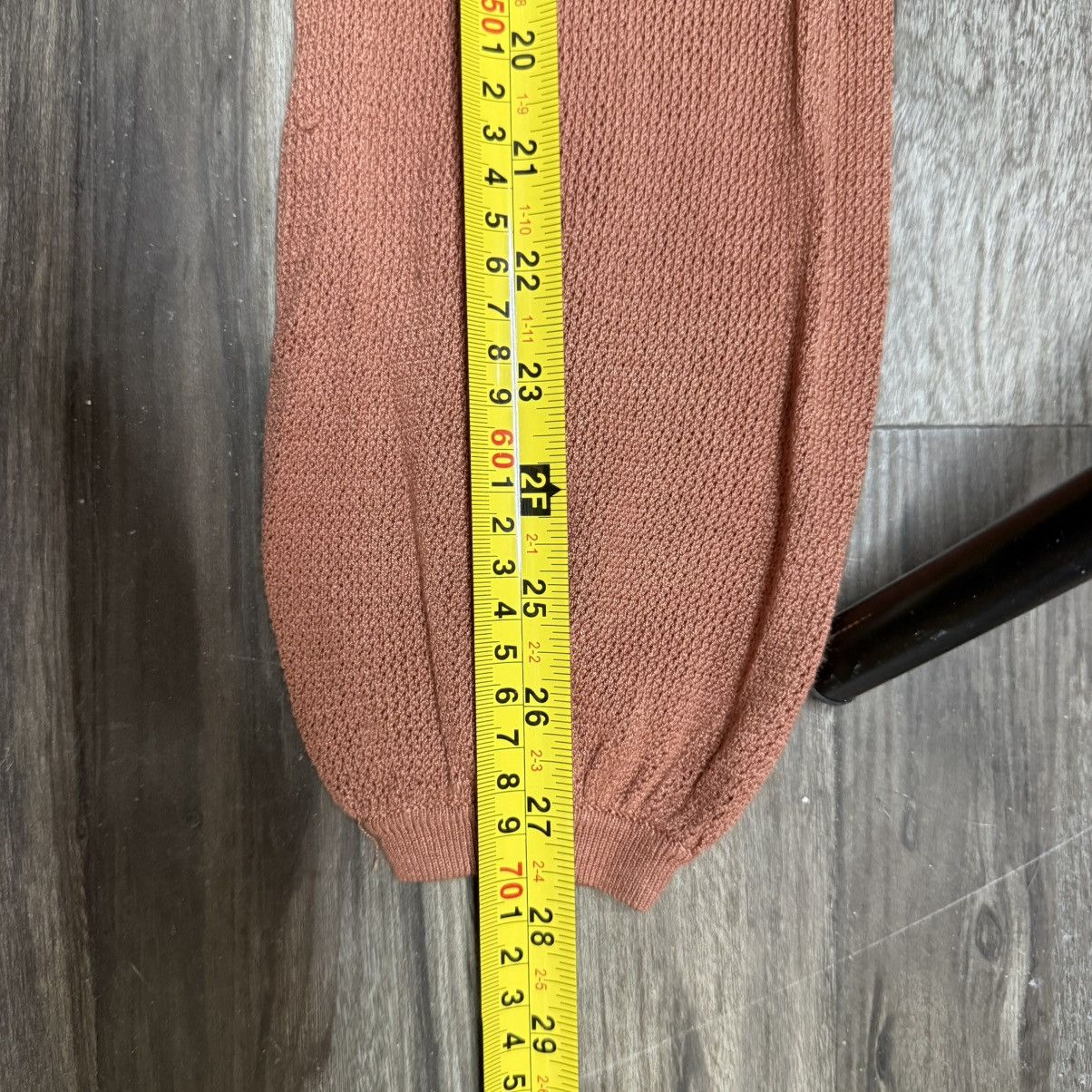 Nine West Nine West Cropped Open-Front Cardigan — Rust Size XS / US 0-2 / IT 36-38 - 8 Thumbnail