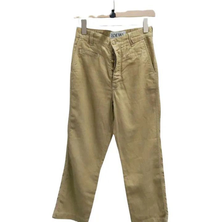 Loewe Loewe Casual Khaki Denim Pants Size US 34 / EU 50 - 1 Thumbnail