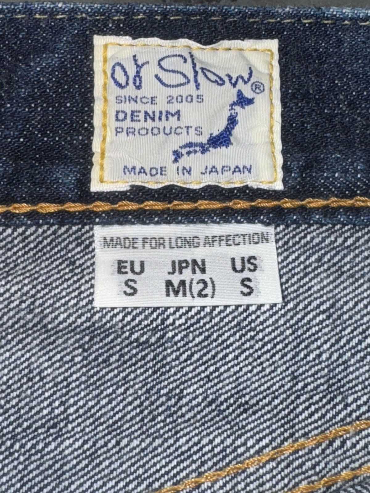 Orslow 107 Ivy Fit Indigo Selvedge Denim Jeans Size US 33 - 6 Thumbnail