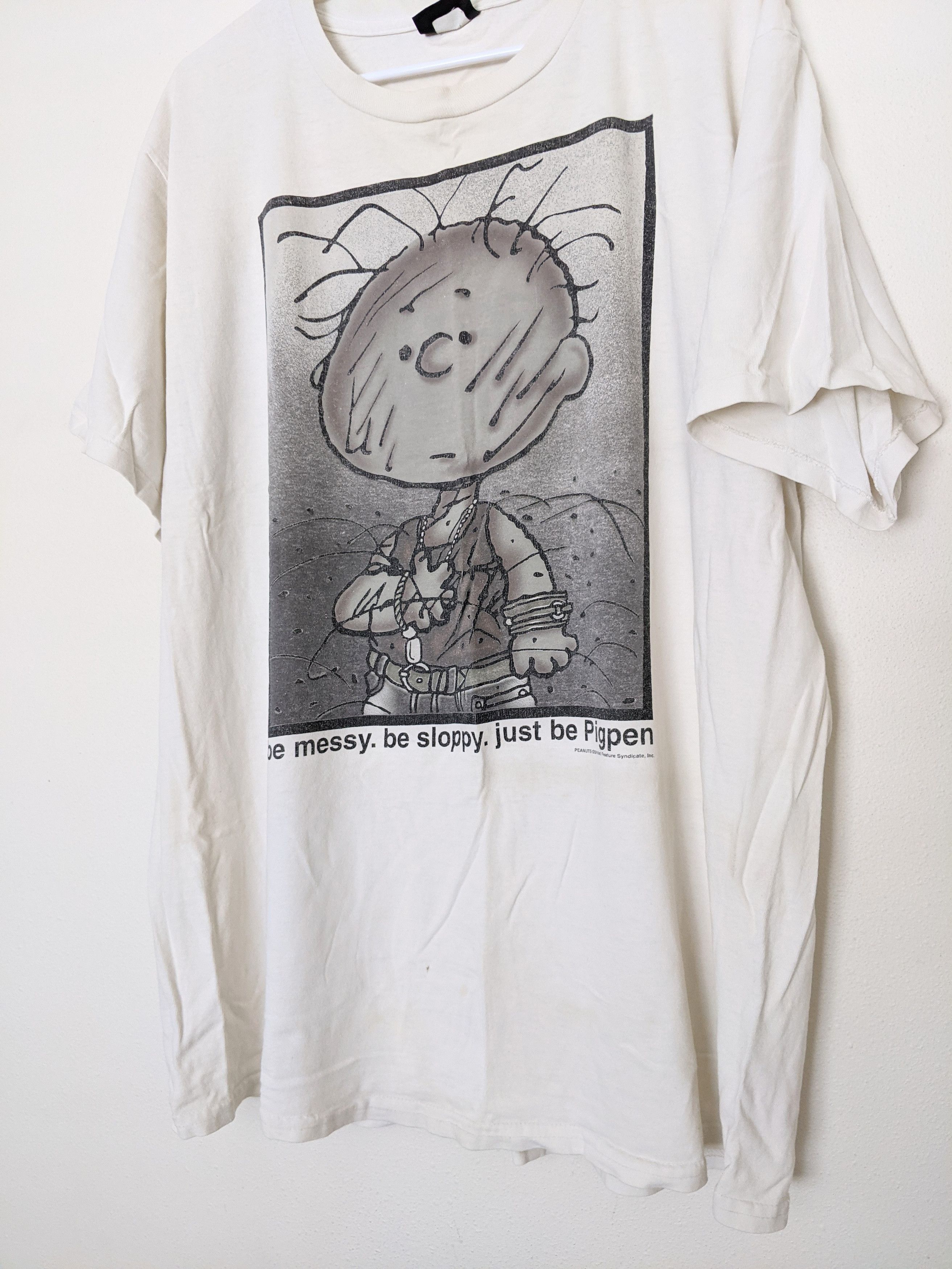 Changes Vintage Rare Graphic Peanuts Pig Pen Shirt Size US XL / EU 56 / 4 - 4 Thumbnail