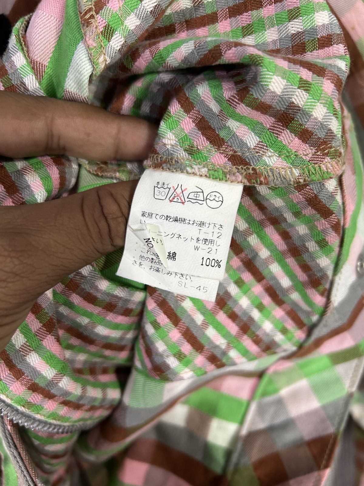 Zucca Vintage issey miyake zucca trucker jacket plaid Size S / US 4 / IT 40 - 8 Thumbnail