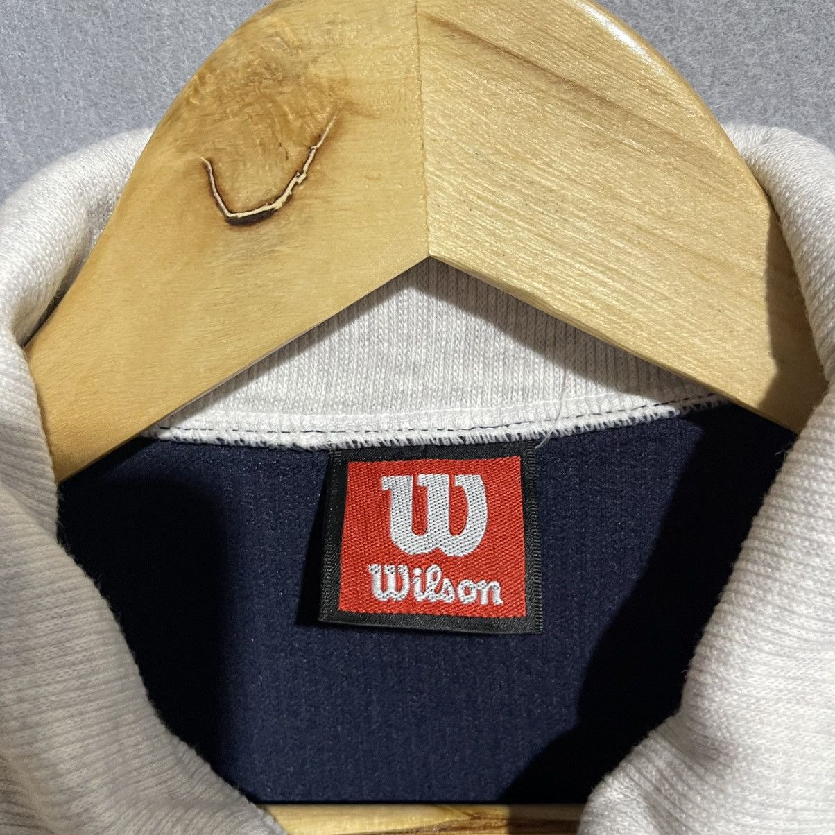 Wilson Vintage Wilson Teddy Bear Quarter Zip Pullover Size US L / EU 52-54 / 3 - 7 Thumbnail