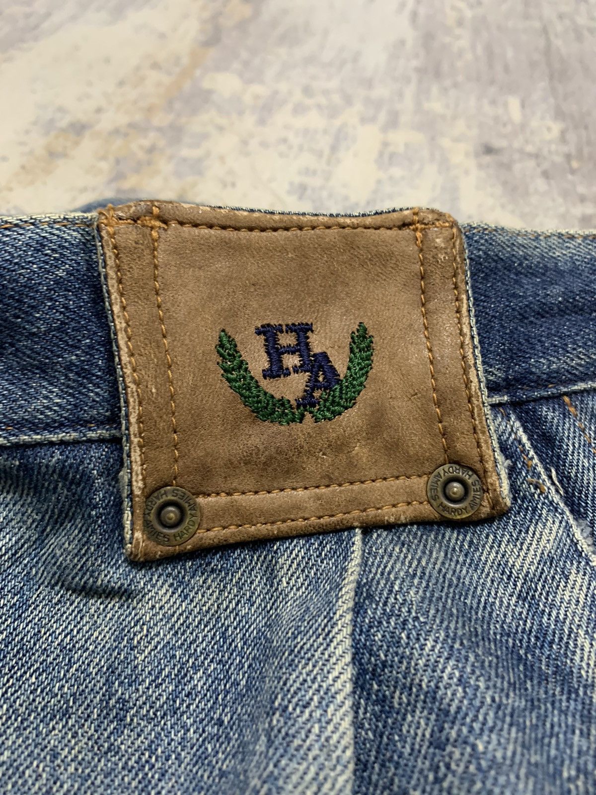 Hysteric Glamour Vintage Japanese Brand Distressed Baggy Style Jeans 36x28 Size US 36 / EU 52 - 17 Thumbnail