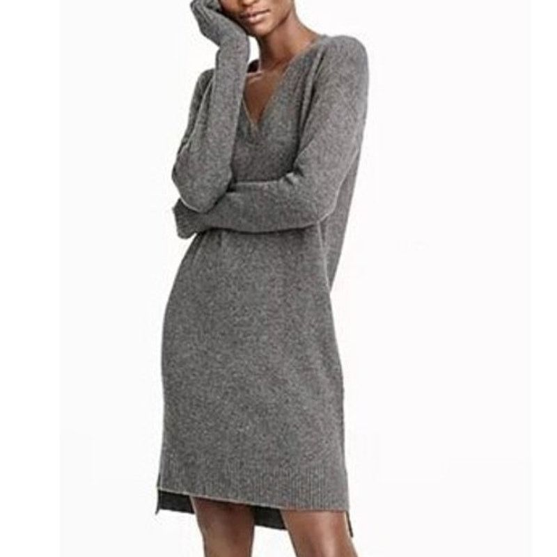 J.Crew J. Crew Womens Wool Alpaca Sweater Dress S Classic Preppy Size S / US 4 / IT 40 - 1 Thumbnail
