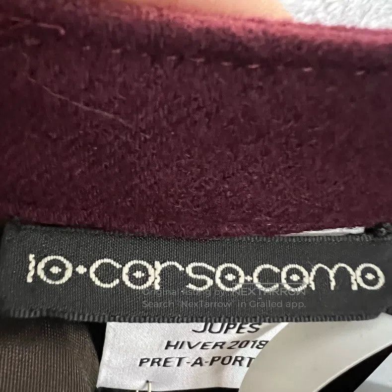 Vetements Vetements size XS Burgundy Wool Half Skirt Size 23" - 5 Thumbnail