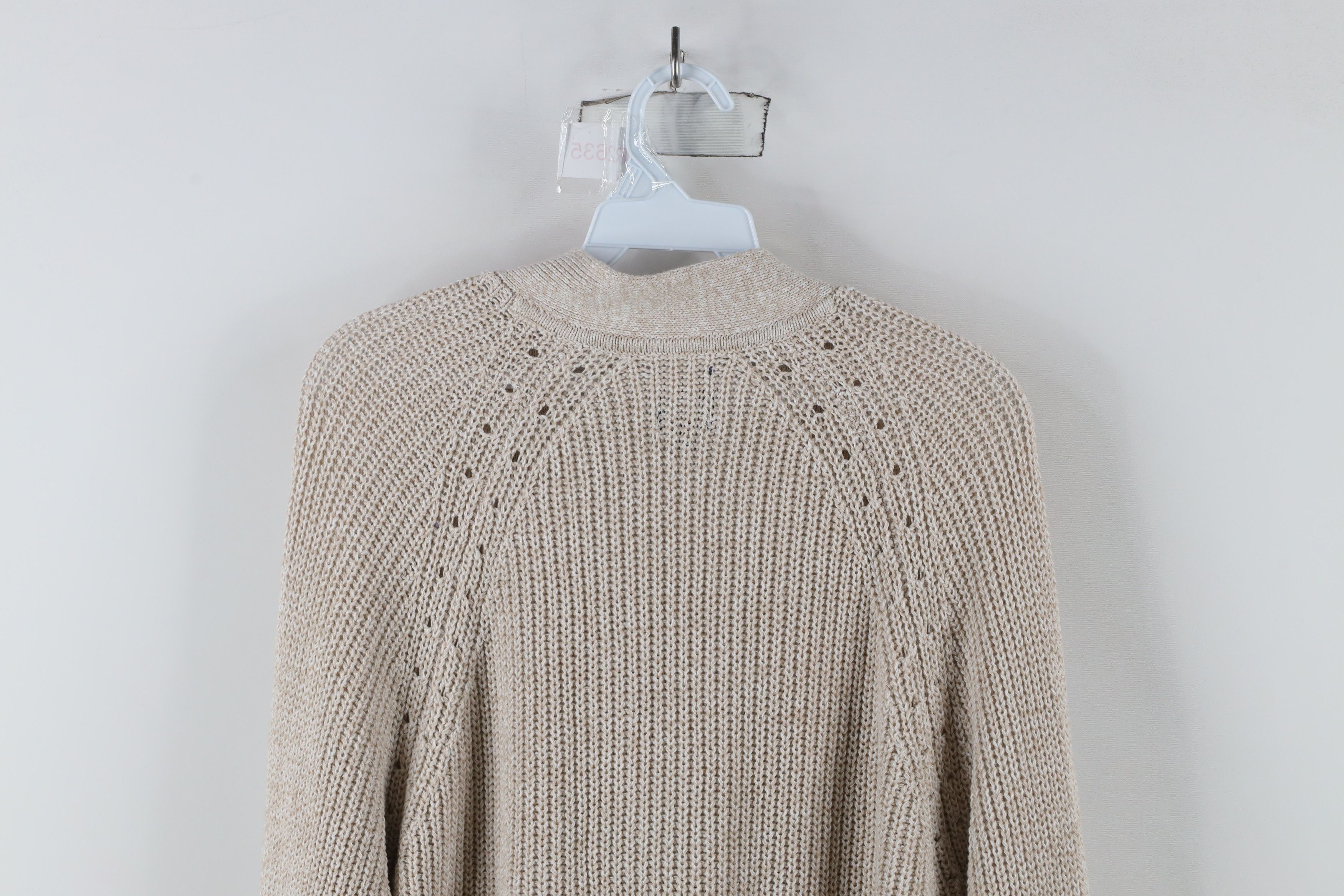 Gap × Vintage Vintage Gap Big Button Chunky Ribbed Knit Cardigan Sweater Size L / US 10 / IT 46 - 10 Thumbnail